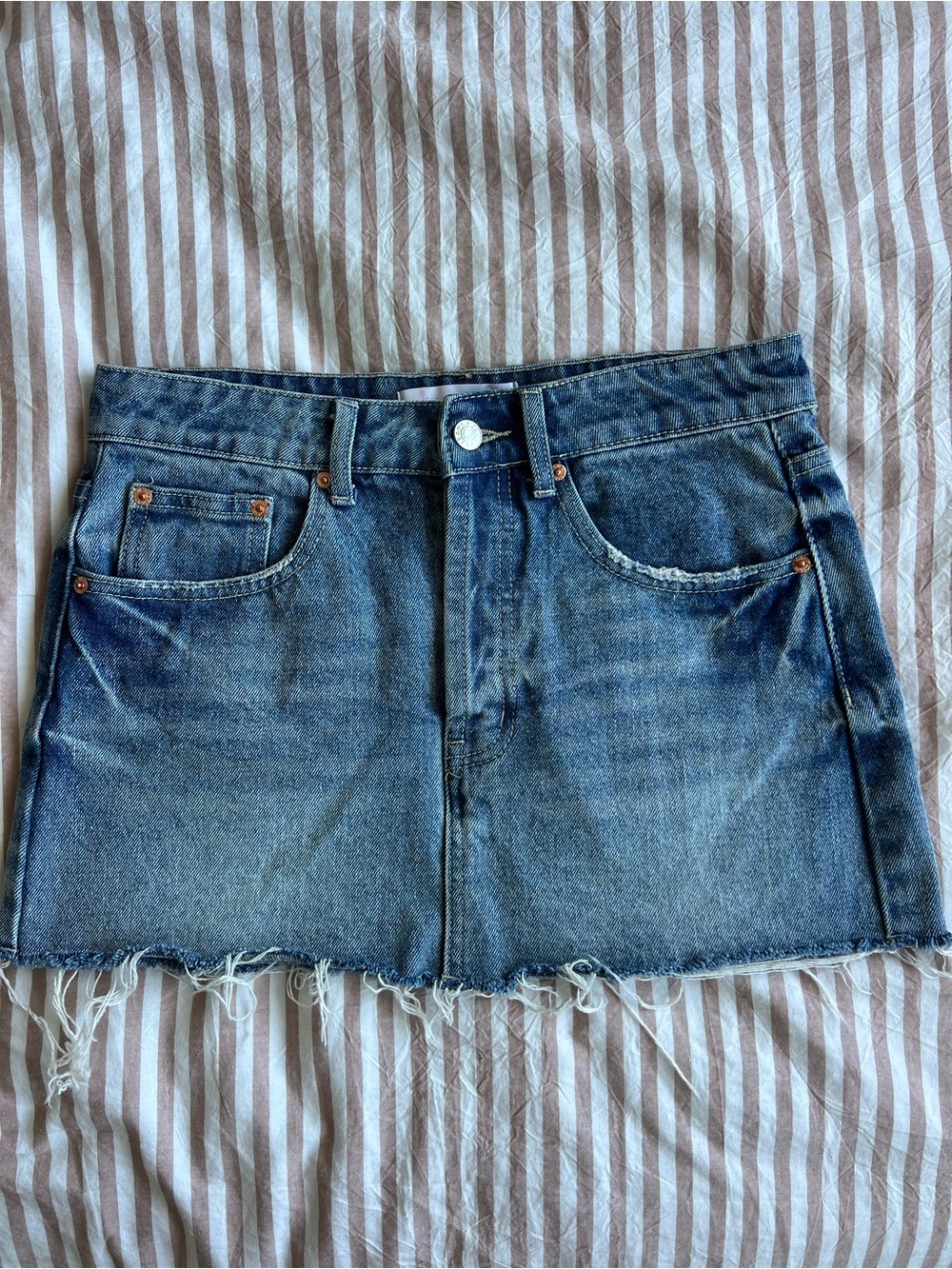Denim Mini Skirt